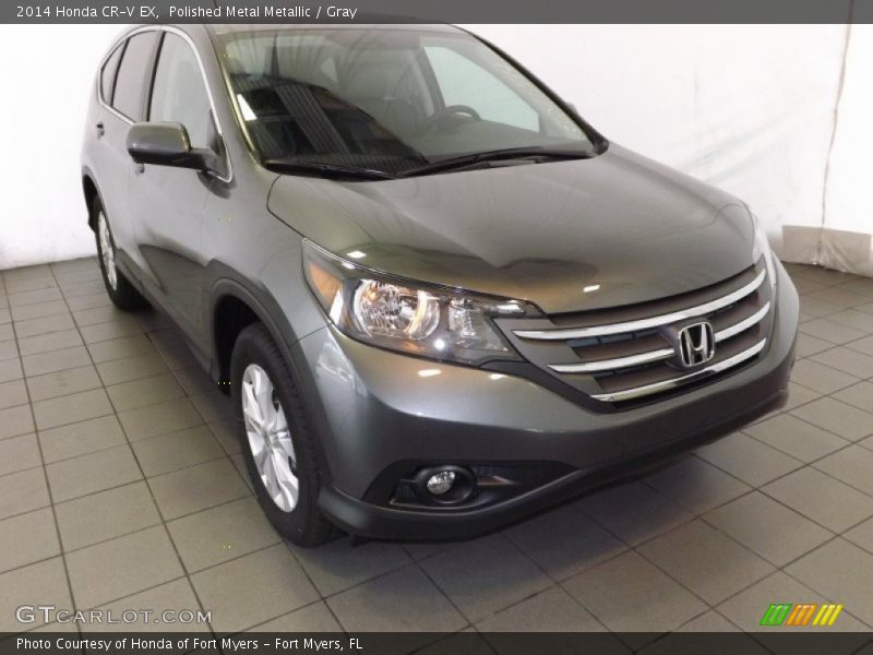 Polished Metal Metallic / Gray 2014 Honda CR-V EX