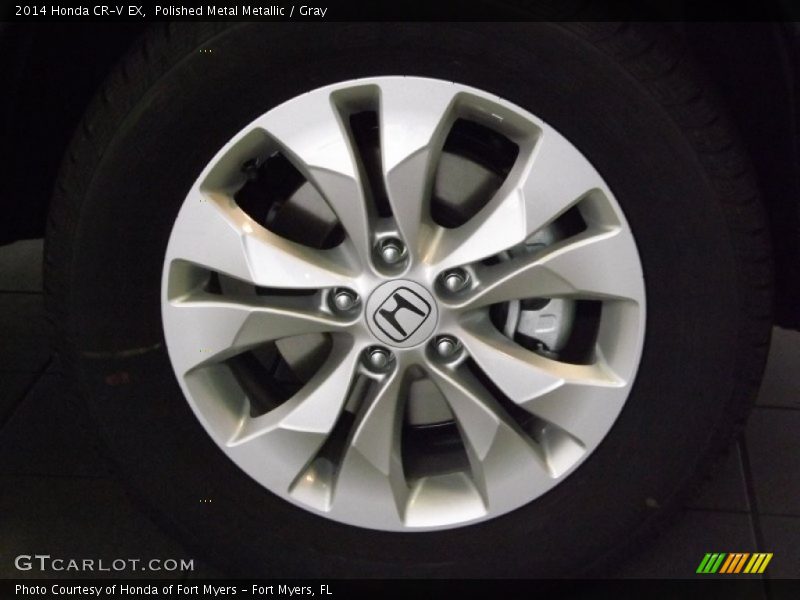 Polished Metal Metallic / Gray 2014 Honda CR-V EX