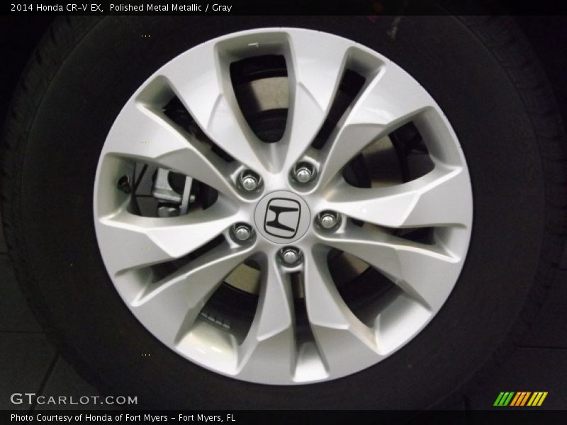 Polished Metal Metallic / Gray 2014 Honda CR-V EX