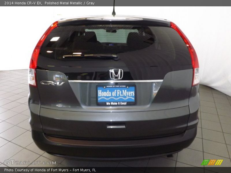 Polished Metal Metallic / Gray 2014 Honda CR-V EX