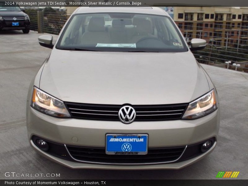 Moonrock Silver Metallic / Cornsilk Beige 2014 Volkswagen Jetta TDI Sedan