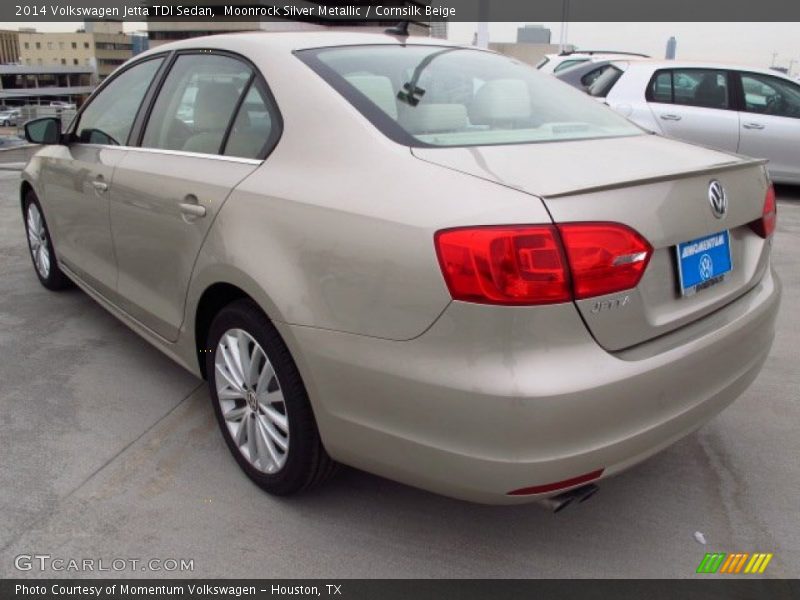 Moonrock Silver Metallic / Cornsilk Beige 2014 Volkswagen Jetta TDI Sedan