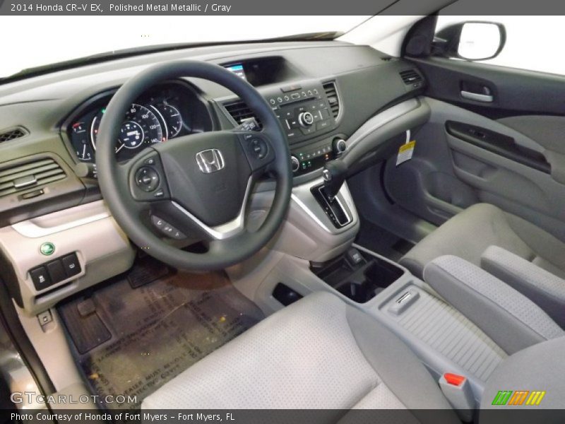 Polished Metal Metallic / Gray 2014 Honda CR-V EX