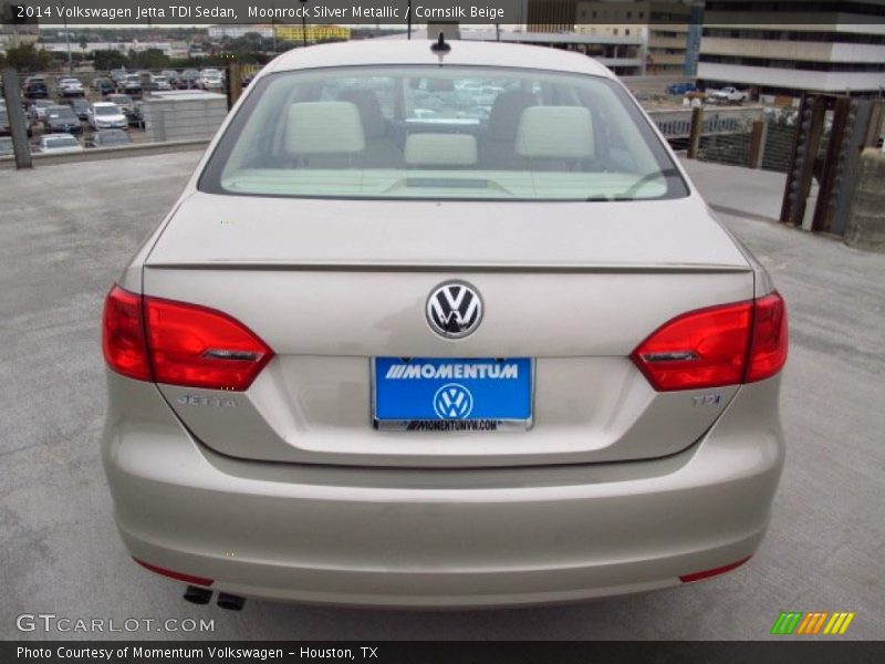 Moonrock Silver Metallic / Cornsilk Beige 2014 Volkswagen Jetta TDI Sedan