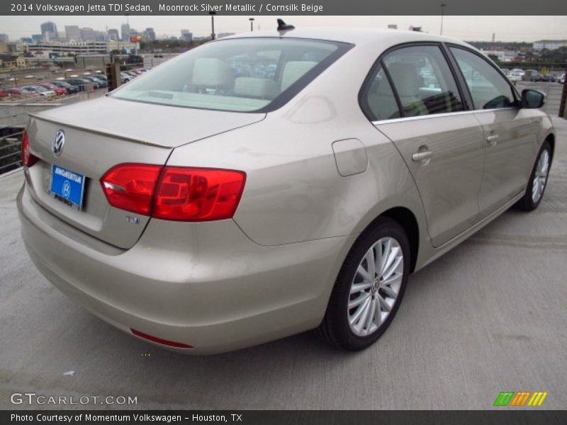 Moonrock Silver Metallic / Cornsilk Beige 2014 Volkswagen Jetta TDI Sedan