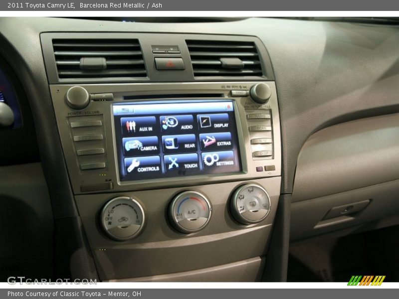 Barcelona Red Metallic / Ash 2011 Toyota Camry LE