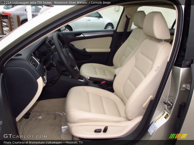 Moonrock Silver Metallic / Cornsilk Beige 2014 Volkswagen Jetta TDI Sedan