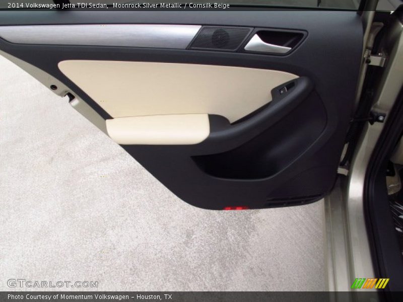 Moonrock Silver Metallic / Cornsilk Beige 2014 Volkswagen Jetta TDI Sedan