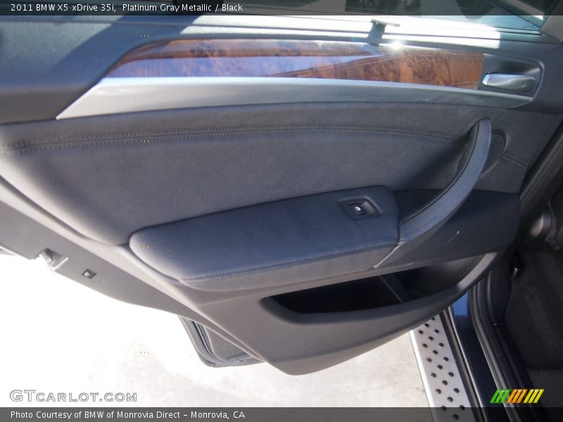 Platinum Gray Metallic / Black 2011 BMW X5 xDrive 35i