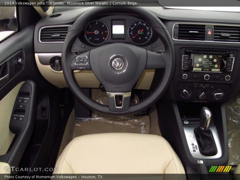 Moonrock Silver Metallic / Cornsilk Beige 2014 Volkswagen Jetta TDI Sedan