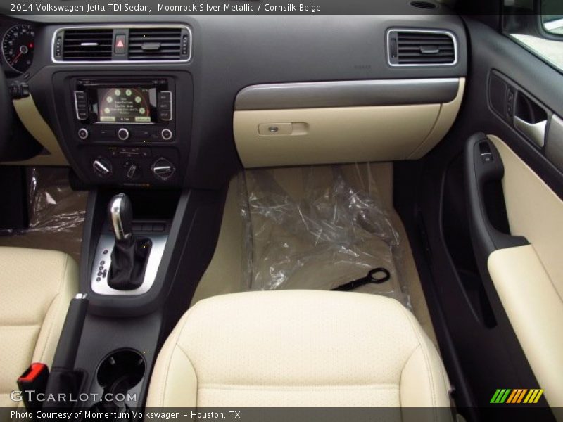 Moonrock Silver Metallic / Cornsilk Beige 2014 Volkswagen Jetta TDI Sedan
