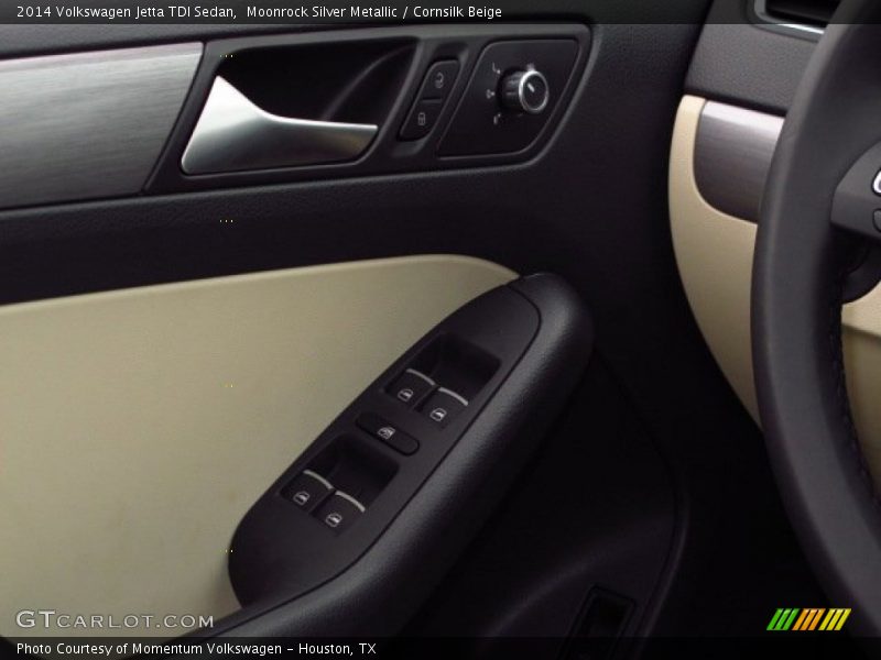 Moonrock Silver Metallic / Cornsilk Beige 2014 Volkswagen Jetta TDI Sedan