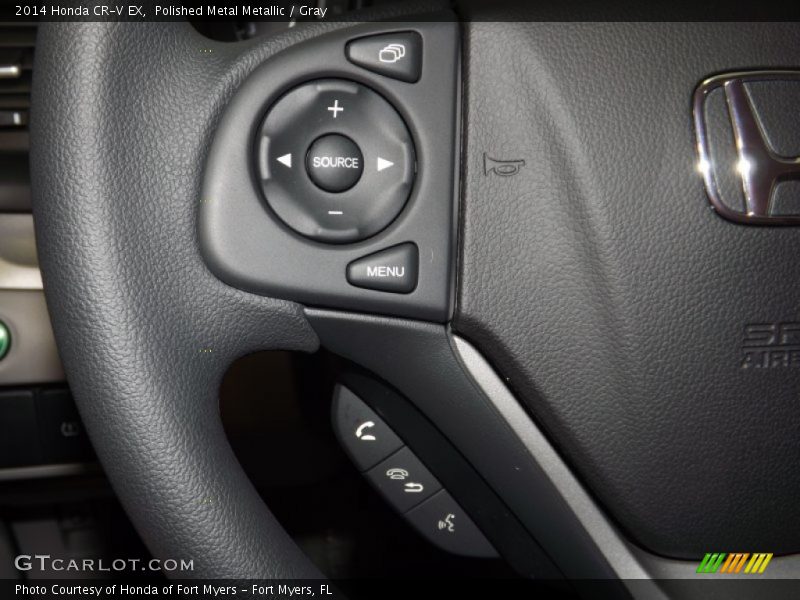 Polished Metal Metallic / Gray 2014 Honda CR-V EX