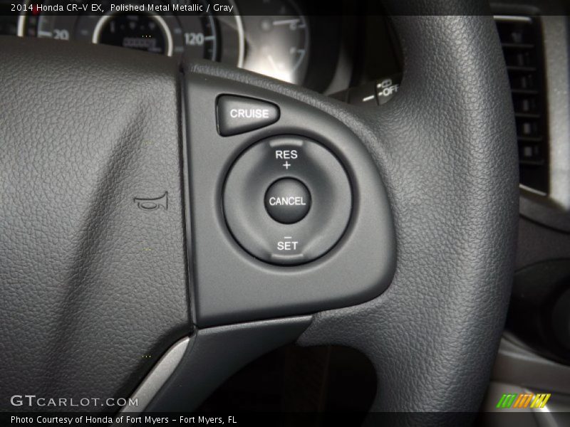 Polished Metal Metallic / Gray 2014 Honda CR-V EX