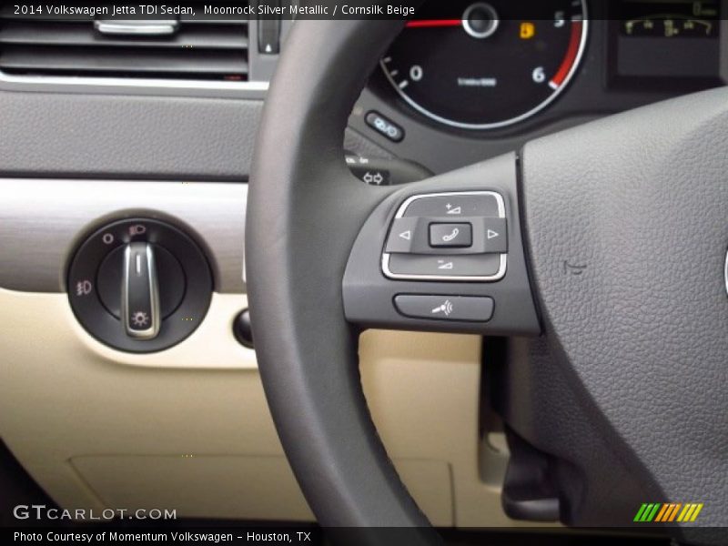 Moonrock Silver Metallic / Cornsilk Beige 2014 Volkswagen Jetta TDI Sedan
