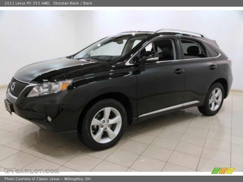 Obsidian Black / Black 2011 Lexus RX 350 AWD