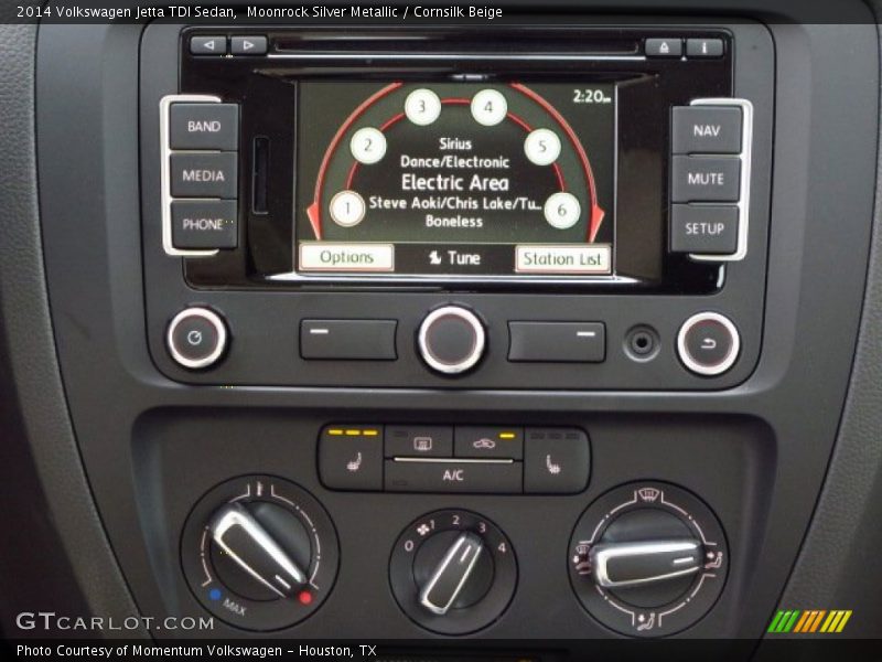 Moonrock Silver Metallic / Cornsilk Beige 2014 Volkswagen Jetta TDI Sedan