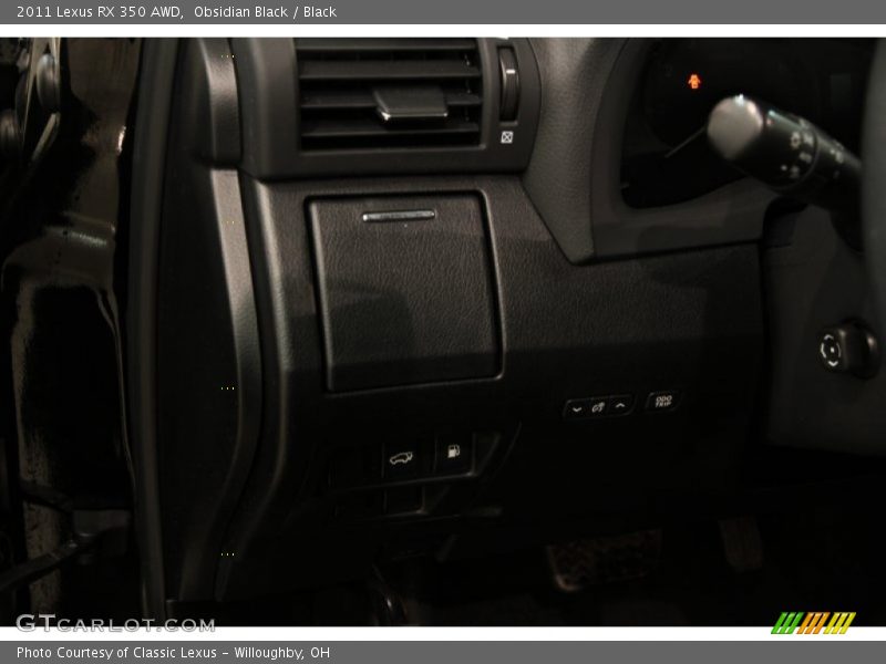 Obsidian Black / Black 2011 Lexus RX 350 AWD