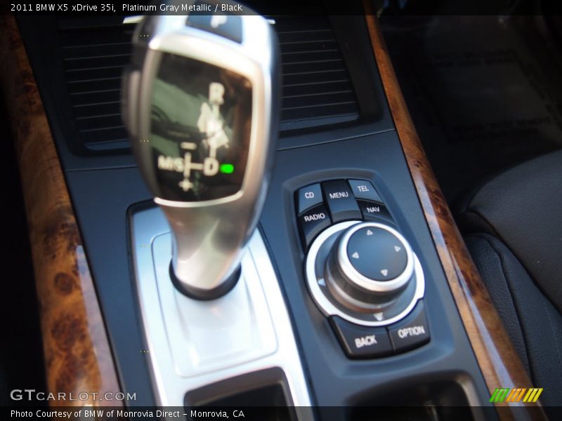 Platinum Gray Metallic / Black 2011 BMW X5 xDrive 35i