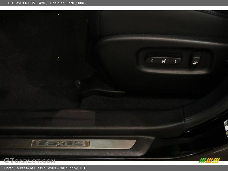 Obsidian Black / Black 2011 Lexus RX 350 AWD