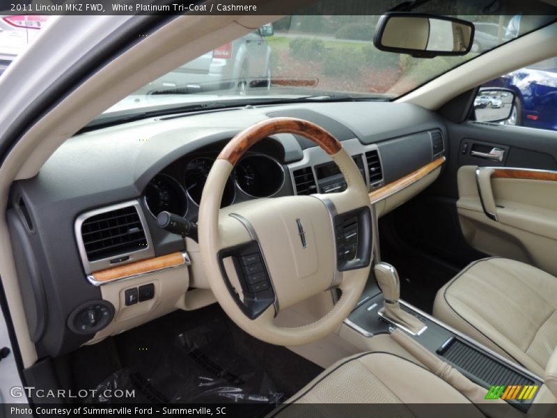 White Platinum Tri-Coat / Cashmere 2011 Lincoln MKZ FWD