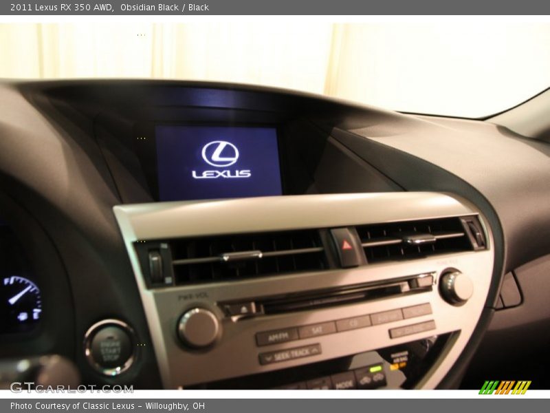 Obsidian Black / Black 2011 Lexus RX 350 AWD