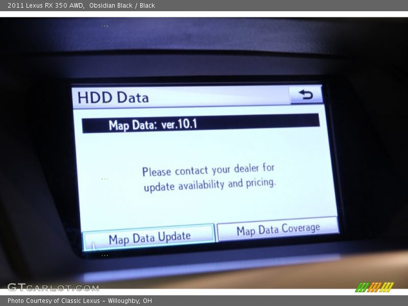 Obsidian Black / Black 2011 Lexus RX 350 AWD