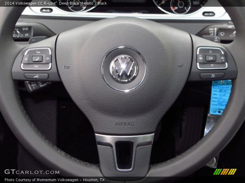 Deep Black Metallic / Black 2014 Volkswagen CC R-Line