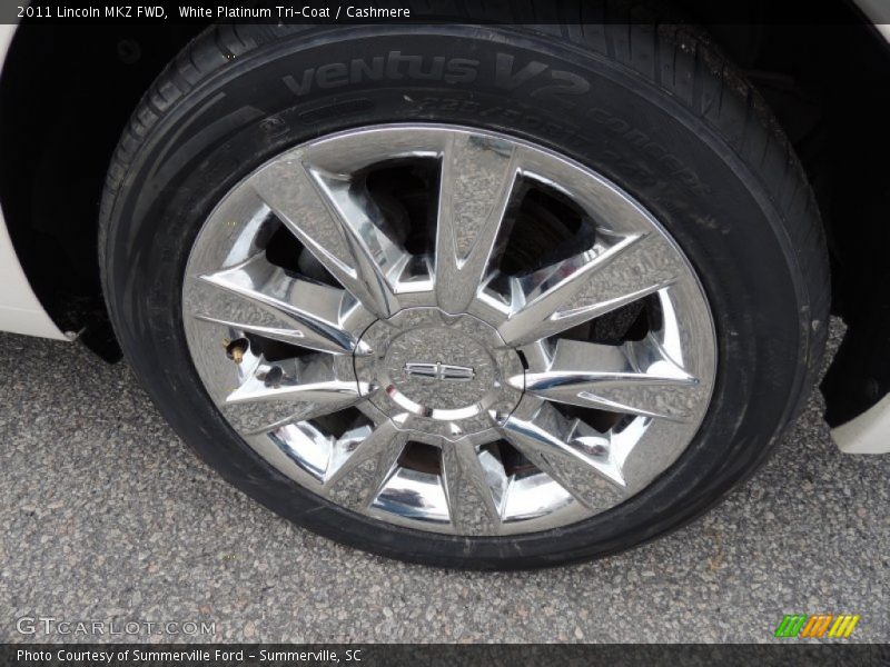White Platinum Tri-Coat / Cashmere 2011 Lincoln MKZ FWD