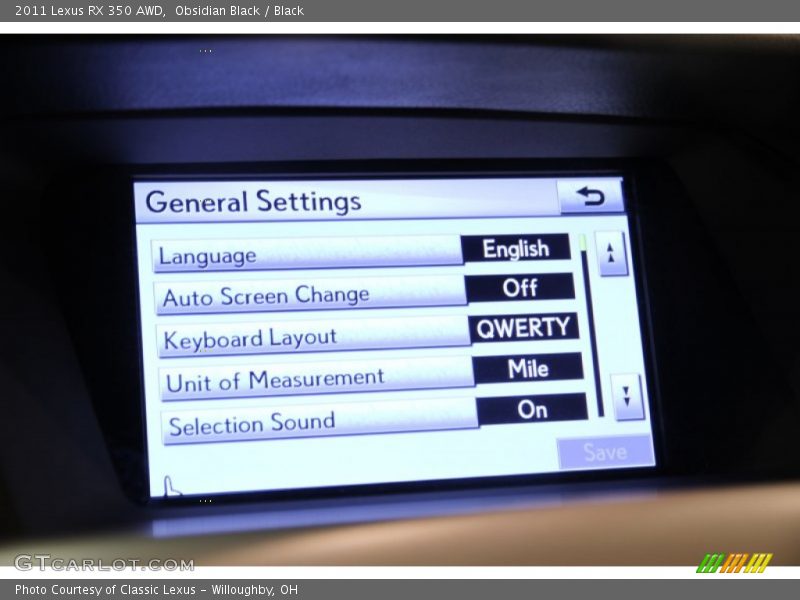 Obsidian Black / Black 2011 Lexus RX 350 AWD