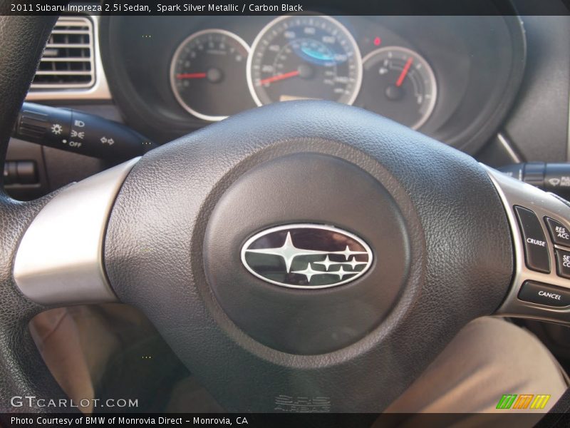 Spark Silver Metallic / Carbon Black 2011 Subaru Impreza 2.5i Sedan