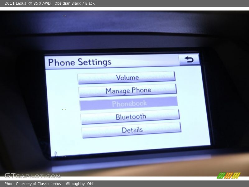 Obsidian Black / Black 2011 Lexus RX 350 AWD