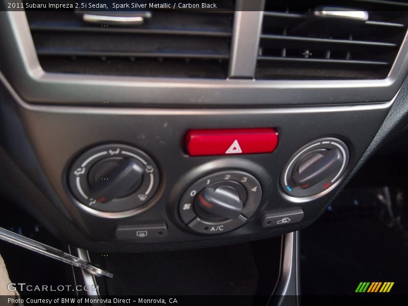 Spark Silver Metallic / Carbon Black 2011 Subaru Impreza 2.5i Sedan