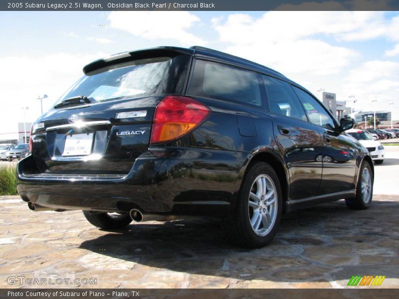 Obsidian Black Pearl / Charcoal Black 2005 Subaru Legacy 2.5i Wagon