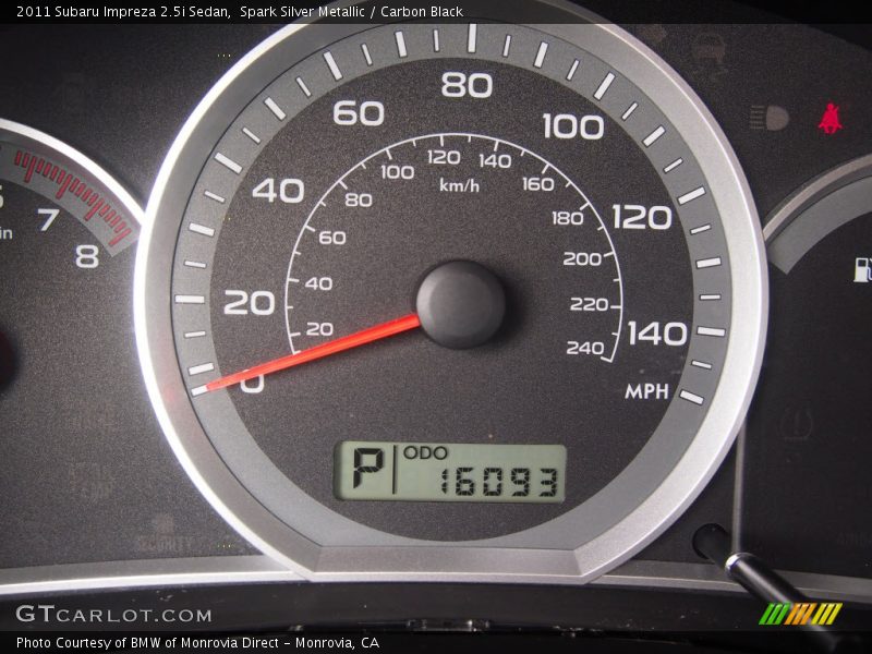 Spark Silver Metallic / Carbon Black 2011 Subaru Impreza 2.5i Sedan