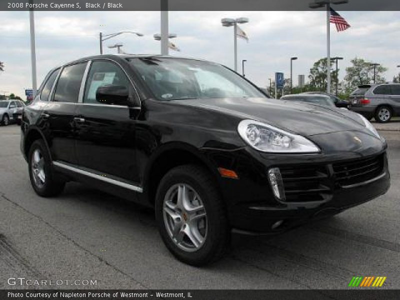 Black / Black 2008 Porsche Cayenne S