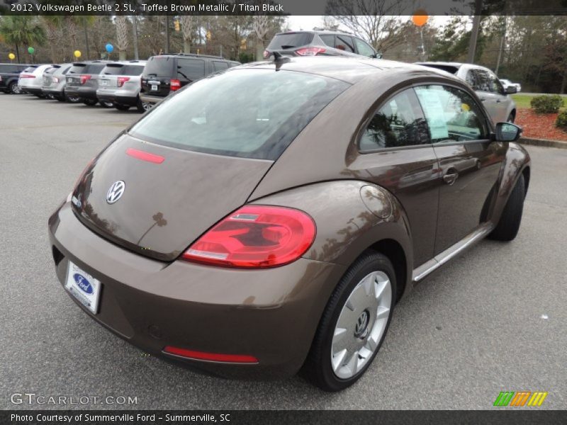 Toffee Brown Metallic / Titan Black 2012 Volkswagen Beetle 2.5L