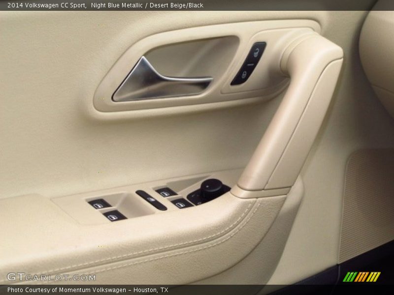 Night Blue Metallic / Desert Beige/Black 2014 Volkswagen CC Sport