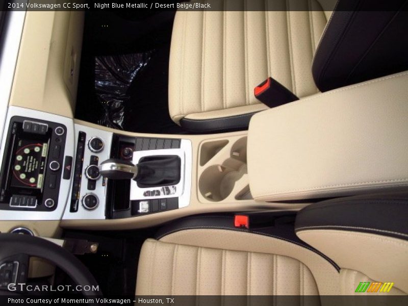 Night Blue Metallic / Desert Beige/Black 2014 Volkswagen CC Sport