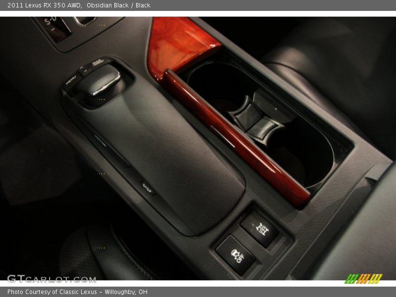 Obsidian Black / Black 2011 Lexus RX 350 AWD