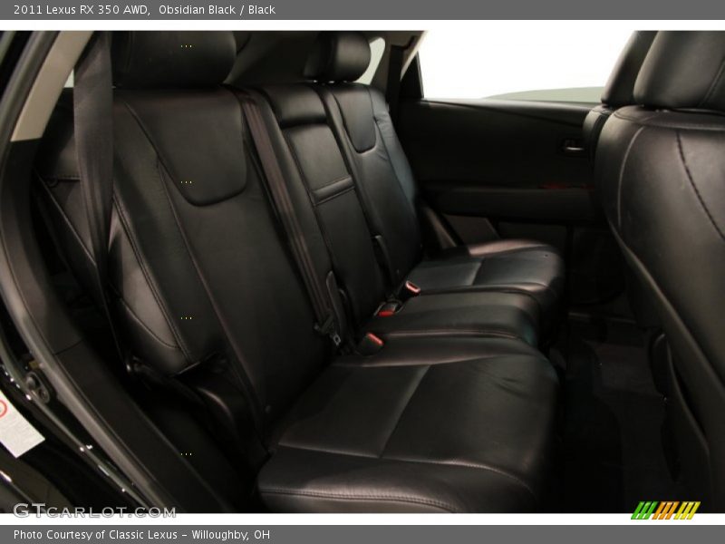 Obsidian Black / Black 2011 Lexus RX 350 AWD