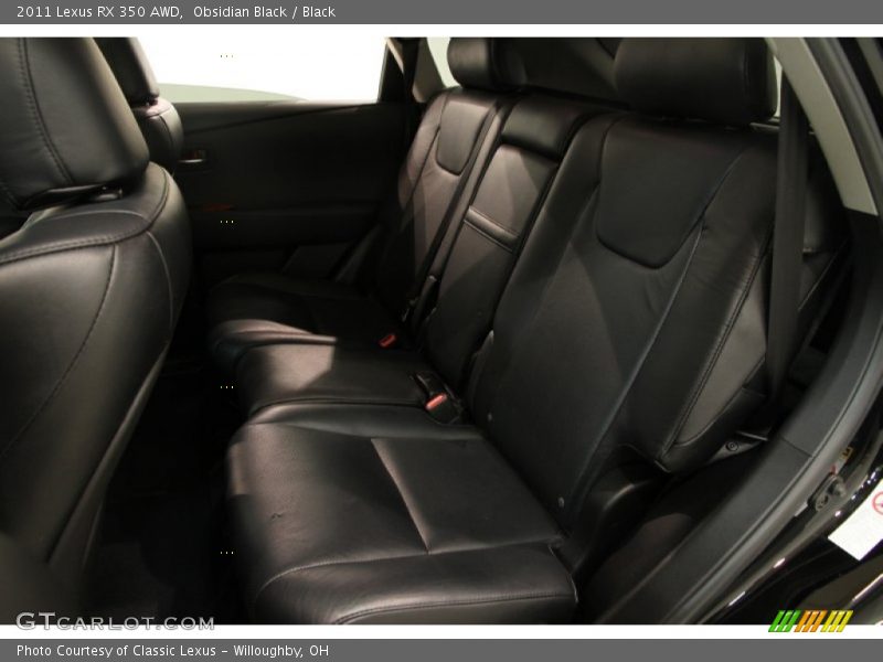 Obsidian Black / Black 2011 Lexus RX 350 AWD