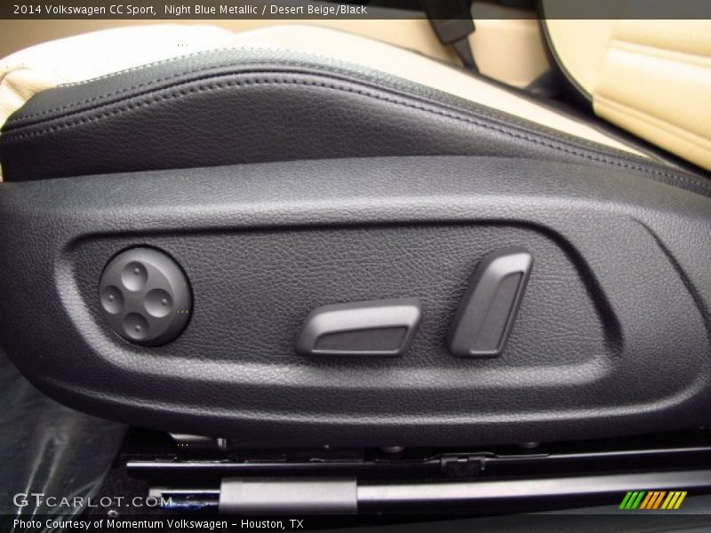 Night Blue Metallic / Desert Beige/Black 2014 Volkswagen CC Sport