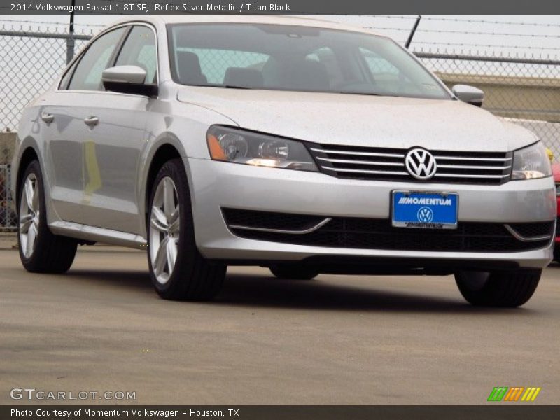 Reflex Silver Metallic / Titan Black 2014 Volkswagen Passat 1.8T SE