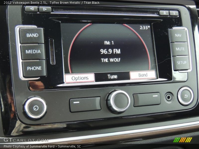Controls of 2012 Beetle 2.5L