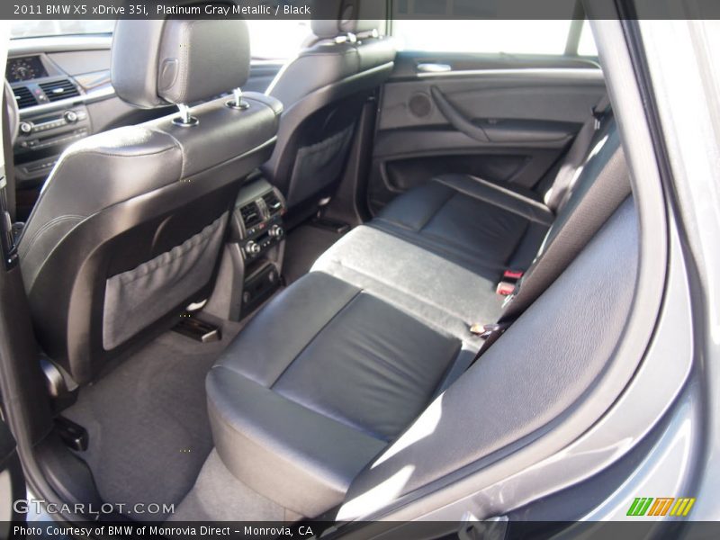 Platinum Gray Metallic / Black 2011 BMW X5 xDrive 35i
