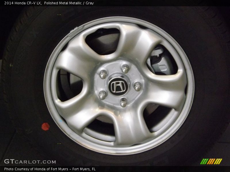 Polished Metal Metallic / Gray 2014 Honda CR-V LX