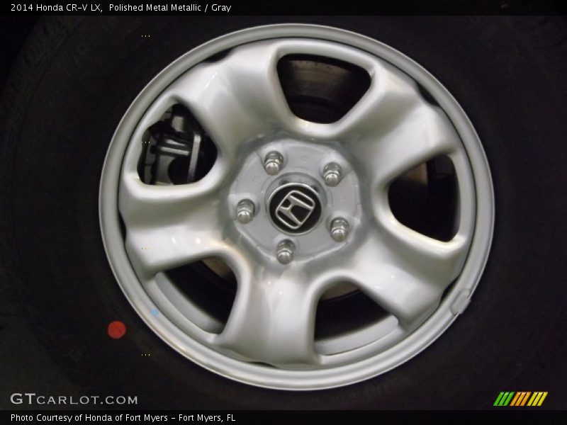 Polished Metal Metallic / Gray 2014 Honda CR-V LX