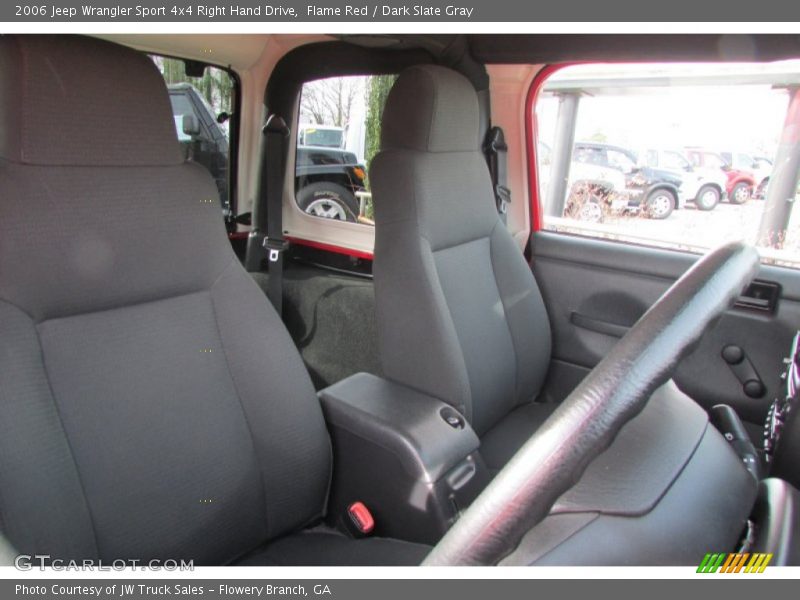 Flame Red / Dark Slate Gray 2006 Jeep Wrangler Sport 4x4 Right Hand Drive