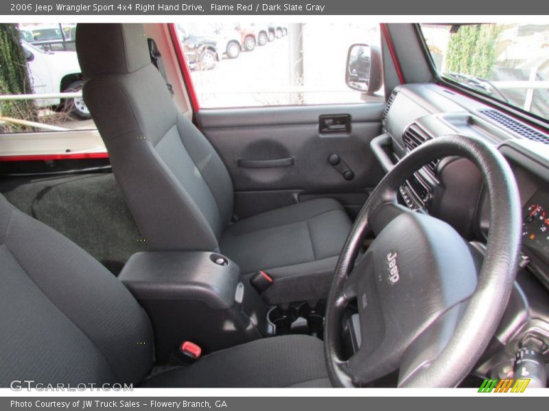 Flame Red / Dark Slate Gray 2006 Jeep Wrangler Sport 4x4 Right Hand Drive